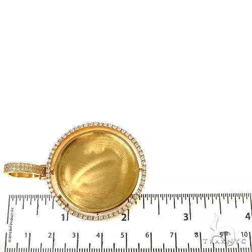 14K Gold Spinning Double Side Photo Pendant, photo 6 of 6