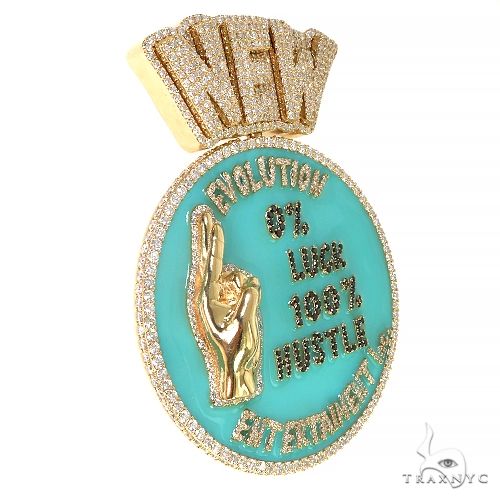 Spinning Photo Pendant With Glow In The Dark Enamel 68024 - Image 3