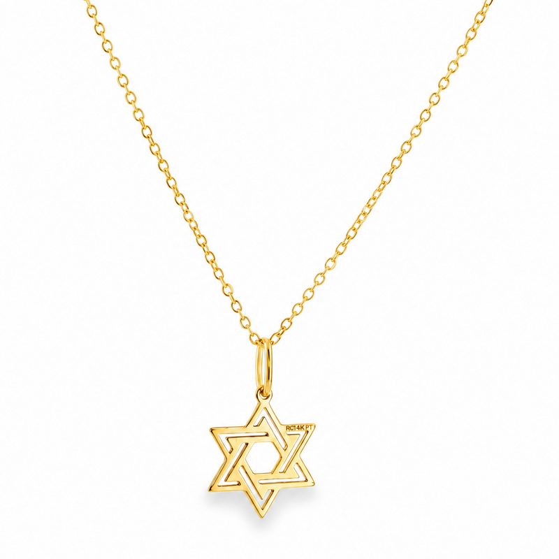 Star of David Necklace, view 4