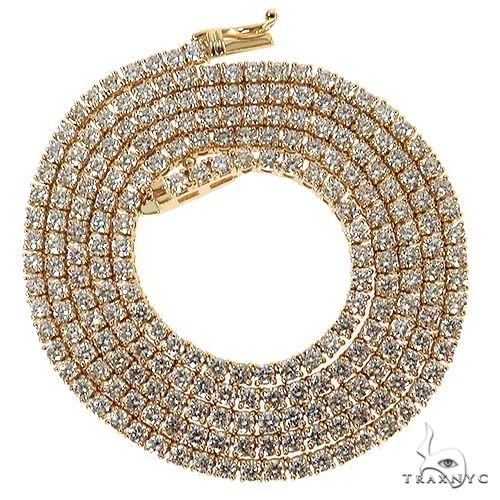 14K Solid Gold Stunner Lab-Grown Diamond Chain 18 Inches 3.3 mm, photo 5 of 7