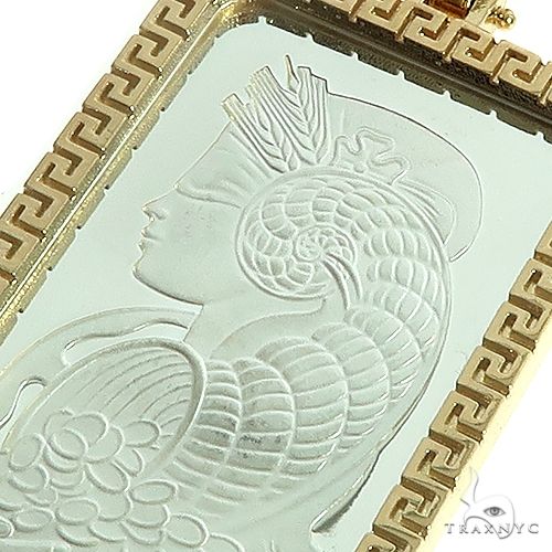 Pamp Suisse 1 ounce Fine Silver 999.0 With 14K Gold Frame, photo 4 of 6