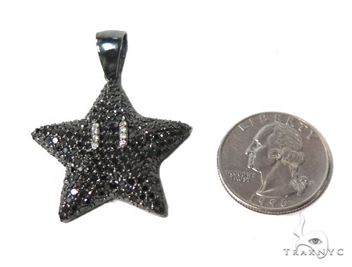 10K Gold Super Mario Bros Star Black Color, view 5