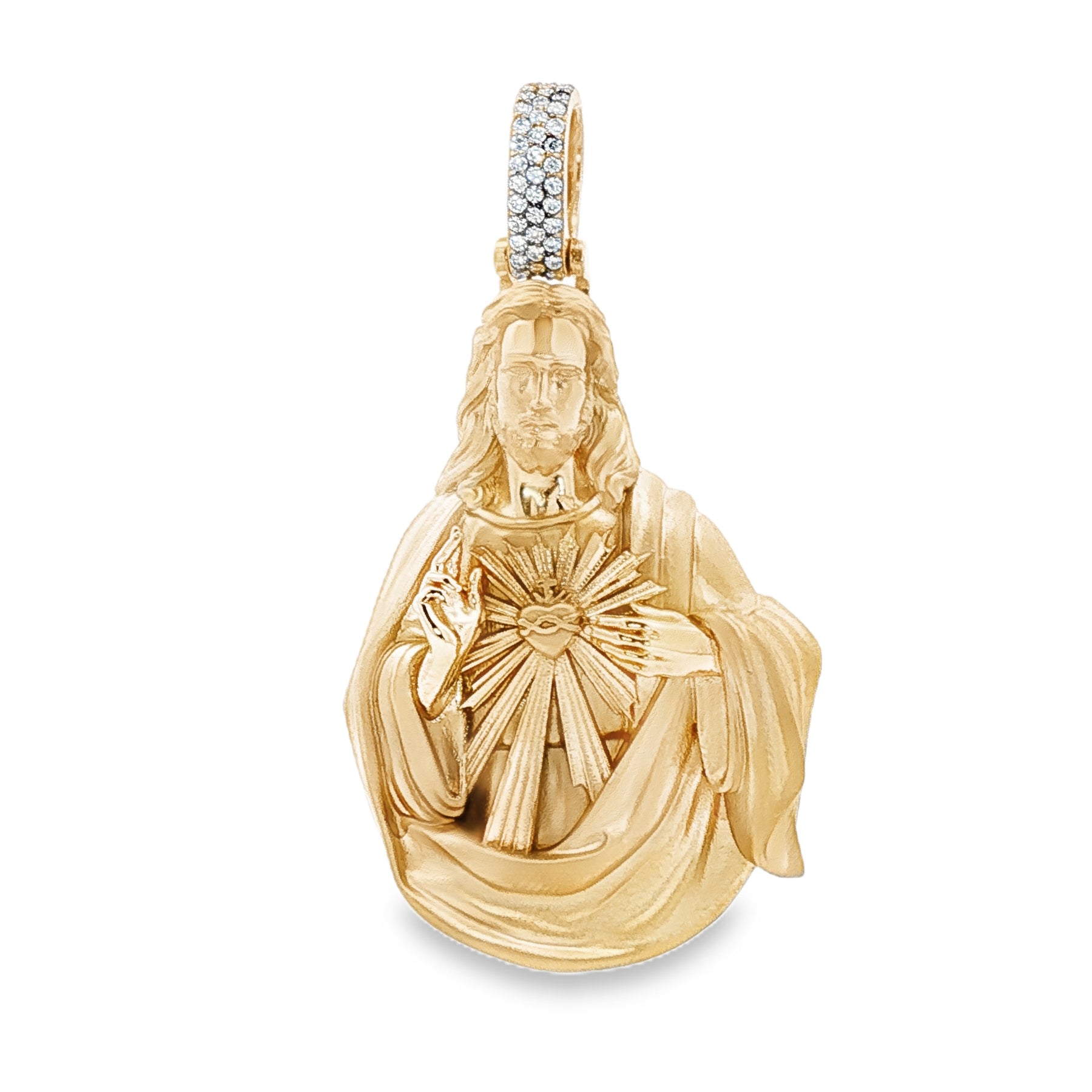 Sacred Heart Jesus Pendant 71087 | TraxNYC