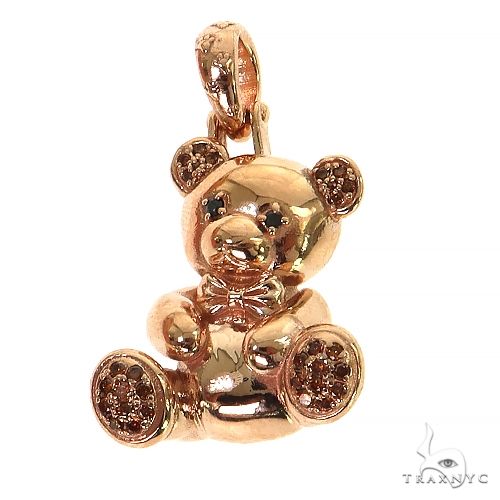 Trax Teddy Bear Diamond Pendant 68646 | TraxNYC
