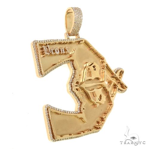 The Bronx Logo Diamond Pendant 67872 - Image 2