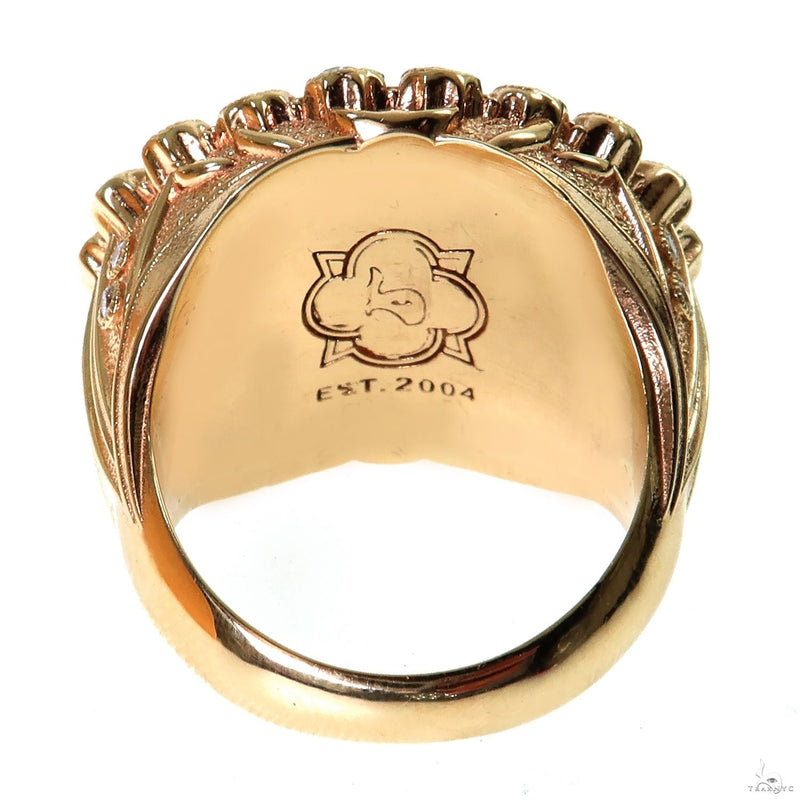 The Last Supper Diamond Ring in 14K Gold, photo 3 of 5