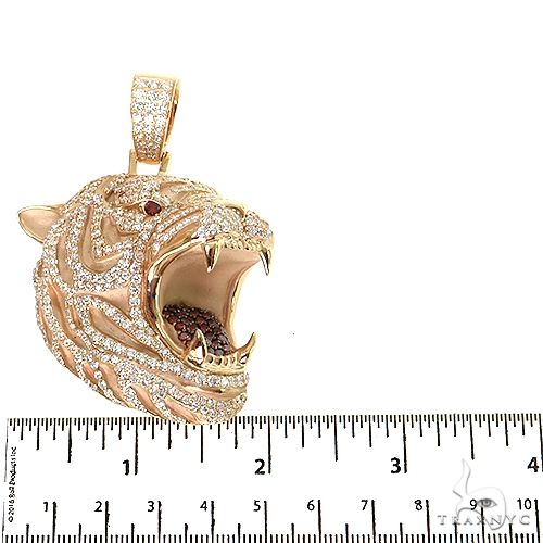 Tiger Head Diamond Pendant 68808 - Image 5
