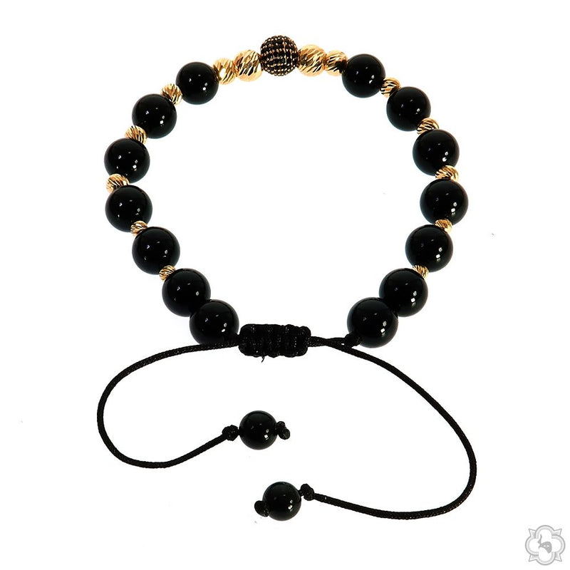 14K Gold Bead Accent Bracelet, photo 3 of 7