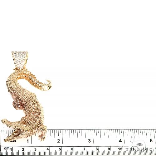 TraxNYC Alligator Solid Gold Pendant 66546 - Image 6