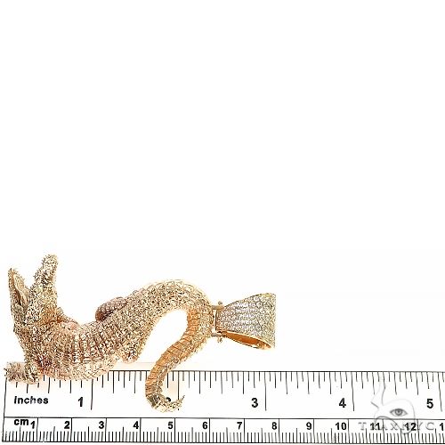 TraxNYC Alligator Solid Gold Pendant 66546 - Image 7