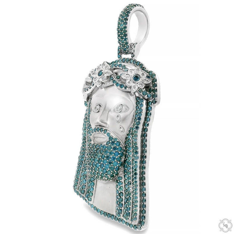 TraxNYC Celestial Mercy Jesus Pendant Large 70540 - Image 3