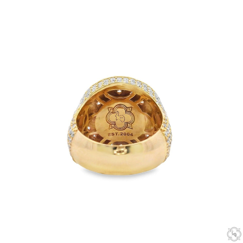 14K Gold TraxNYC Cluster Lab-Grown Diamond Ring, photo 5 of 7