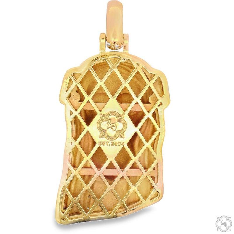 TraxNYC Crowned Jesus Pendant -Medium 70171 - Image 5