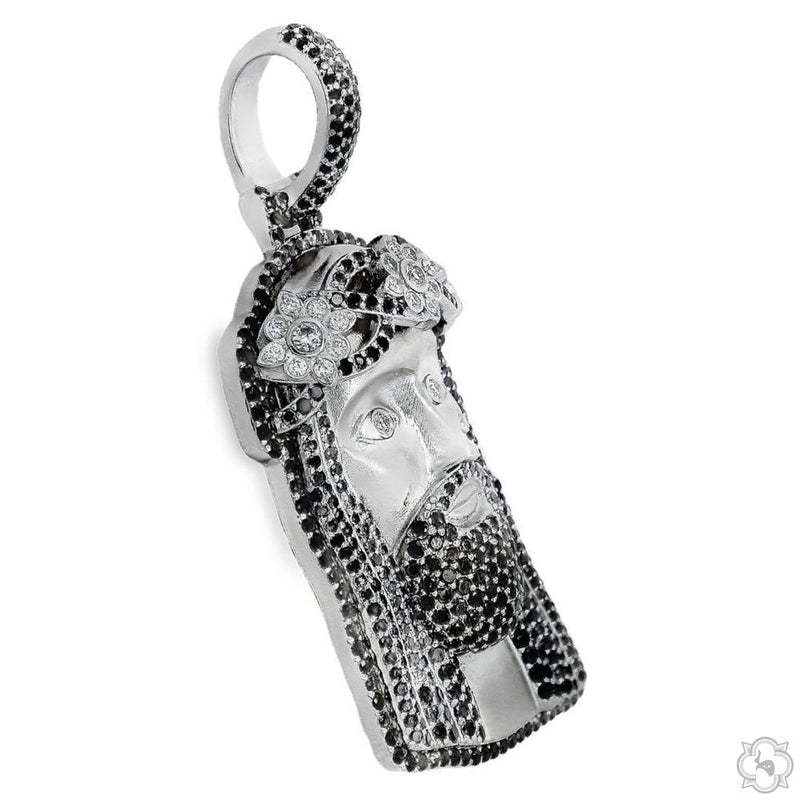 TraxNYC Crowned Jesus Pendant -Medium 70172 - Image 4