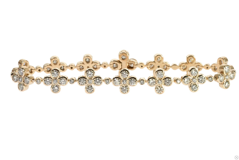 TraxNYC Diamond Petal Bracelet 70216 - Image 1