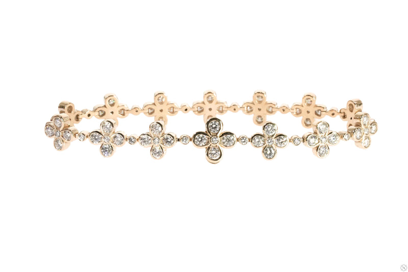 TraxNYC Diamond Petal Bracelet 70216 - Image 2