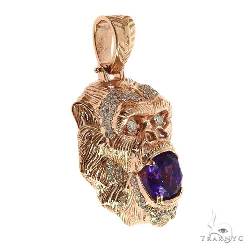 14K Gold TraxNYC Gorilla Pendant, photo 2 of 7