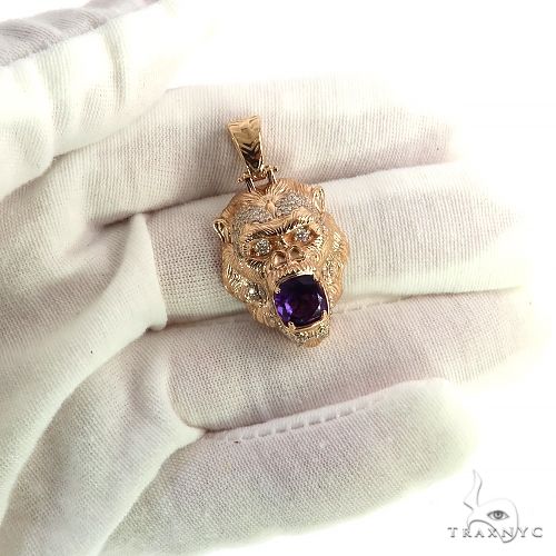 14K Gold TraxNYC Gorilla Pendant, photo 7 of 7