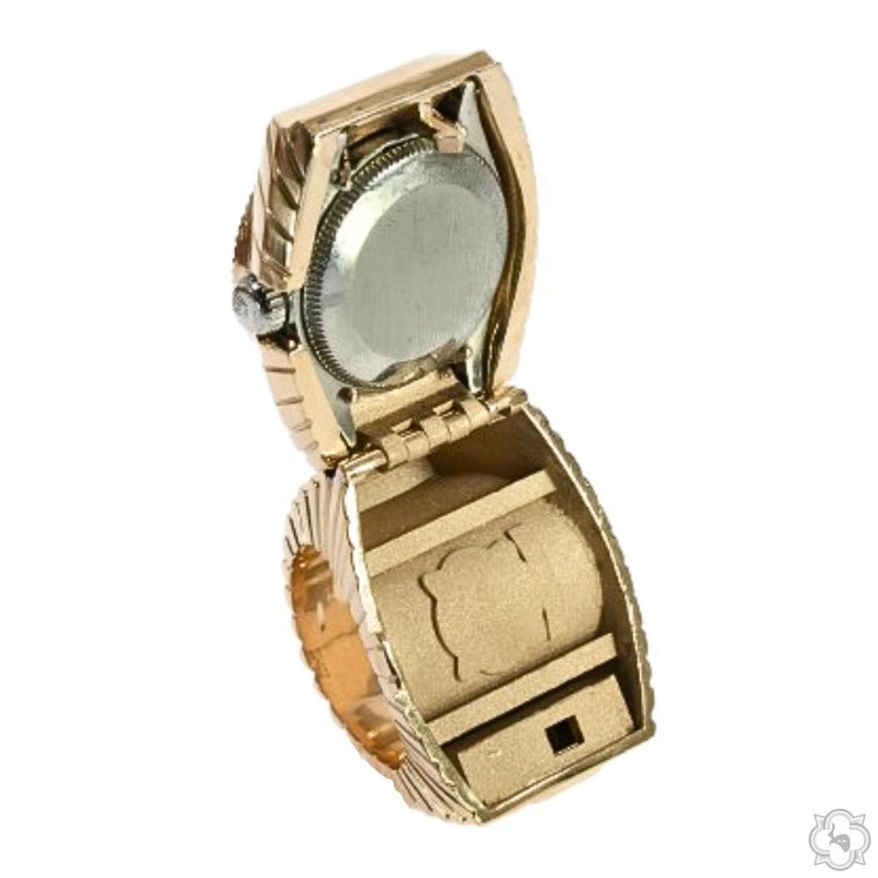 14K Gold TraxNYC Rolex Watch Holder Ring, photo 4 of 4