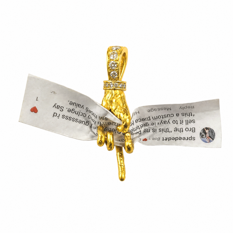 Trax Personal Piece in 24K gold, view 3