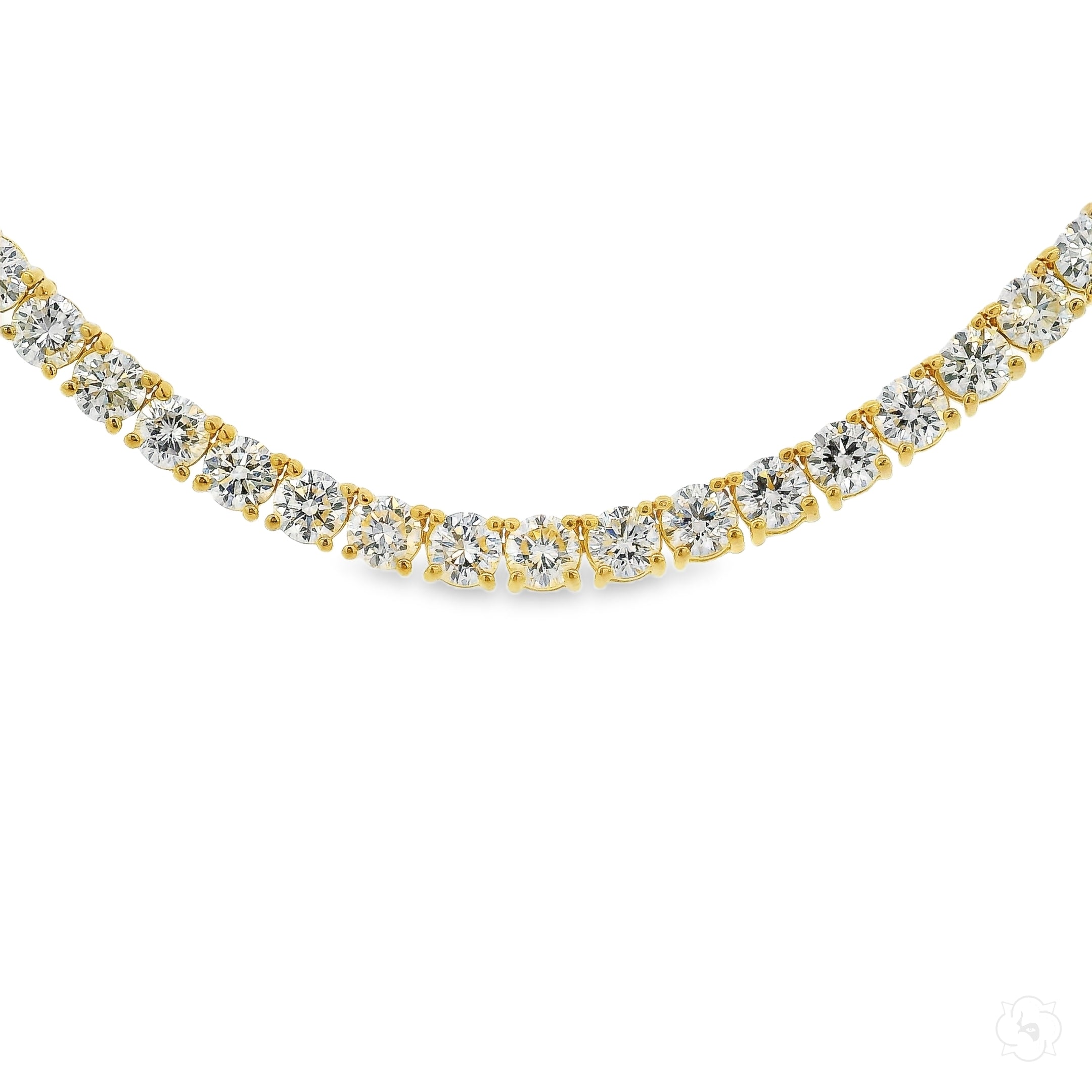 30 Pointer Diamond Tennis Chain 18 Inches (Lab) 71013 | TraxNYC