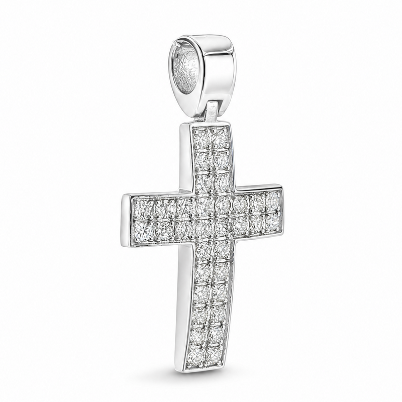 VS Arctic Cross Crucifix in 14K gold, view 4