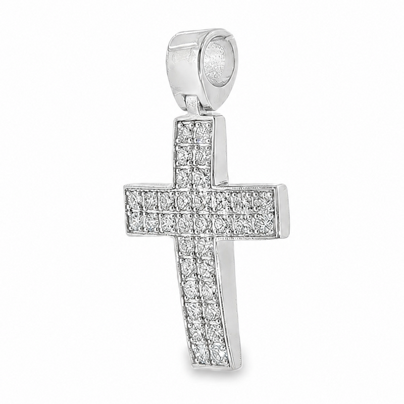 VS Arctic Cross Crucifix in 14K gold, view 5