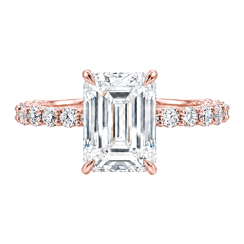 14K Gold Veronica Lab-Grown Diamond Engagement Ring, photo 3 of 10