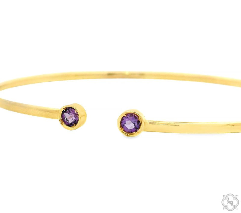 Violet Light Open Bangle 70606 - Image 3