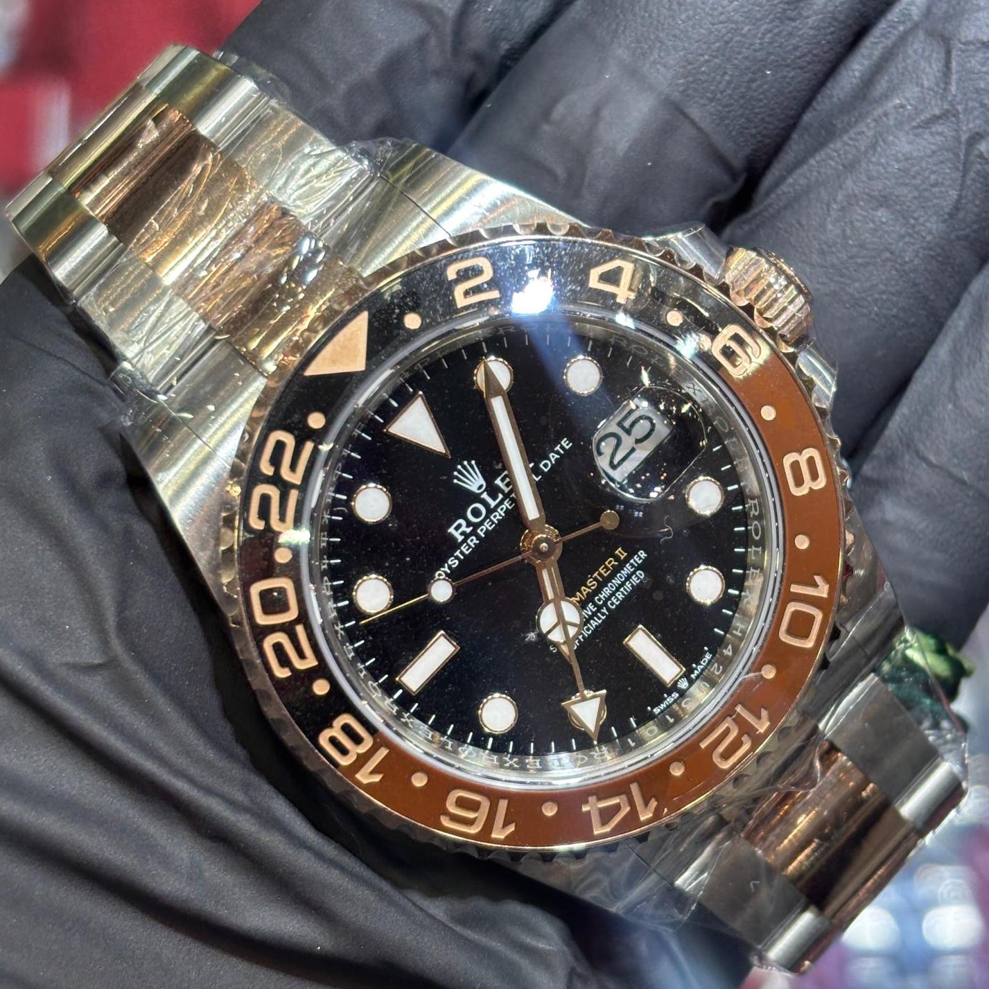 2025 Rolex GMT-Master II Rootbeer 40mm REF 126711CHNR | TraxNYC