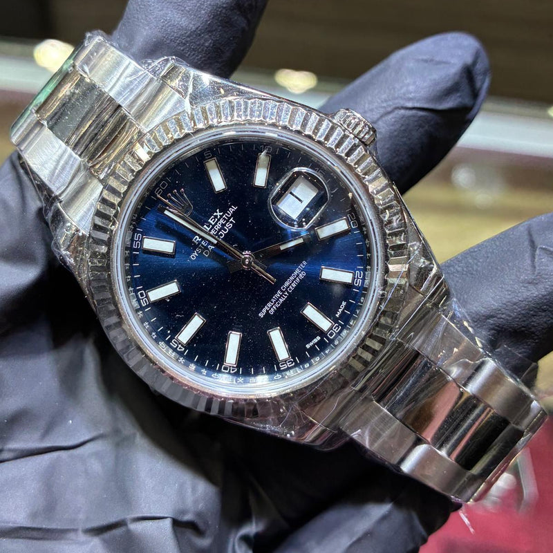 2017 Rolex Datejust II 41mm | Oystersteel | Blue Stick Dial, photo 1 of 2