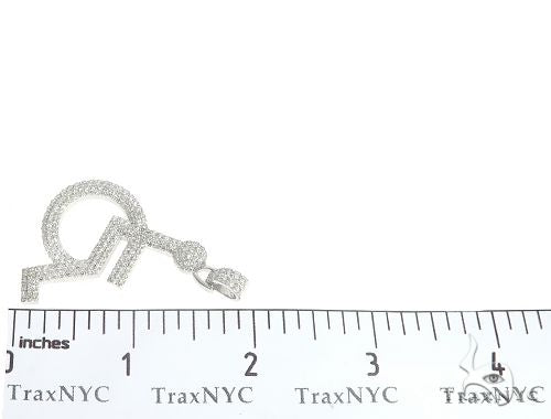 White Gold Handicap Figure Pendant 65493 - Image 7