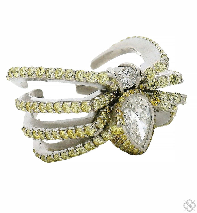 Wrap Around Spider Lab-Grown Diamond Ring .925 Silver, photo 2 of 6