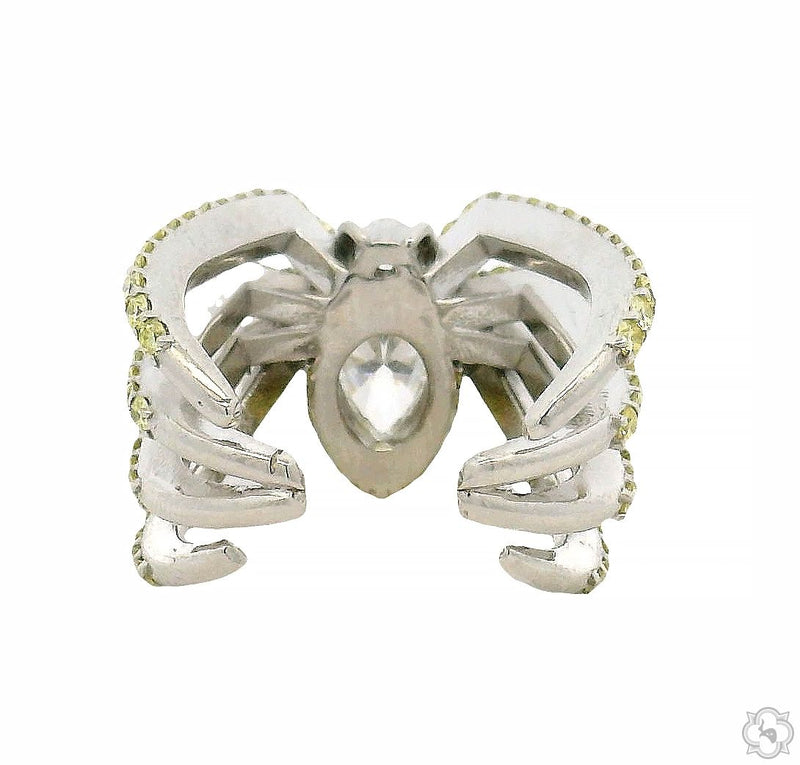 Wrap Around Spider Lab-Grown Diamond Ring .925 Silver, photo 5 of 6
