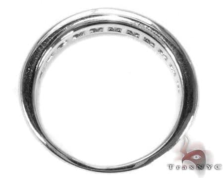 Invisible Diamond Wedding Ring in 18K gold, view 6