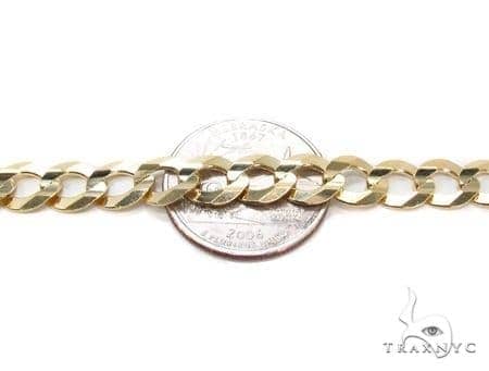 Mens 10k Solid Yellow Gold Cuban/curb Chain 26 Inches 9.3mm 47212 - Image 3