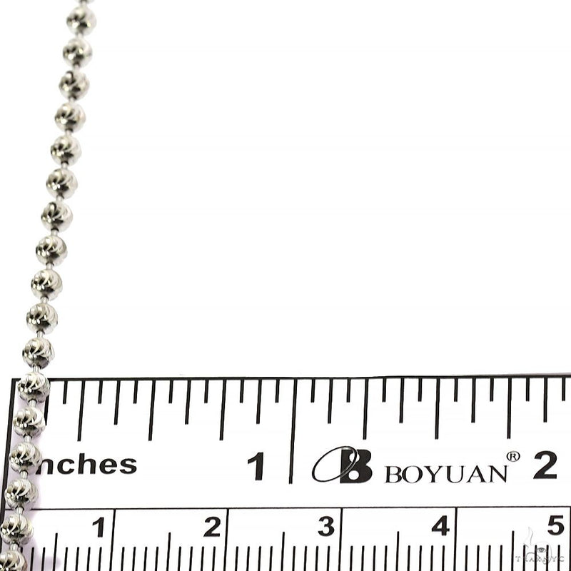 .925 Silver Ak 47 Pendant Moon Cut Chain Set, photo 7 of 8