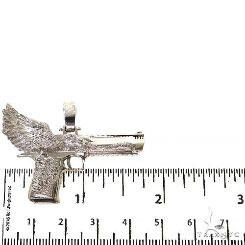 .925 Silver Desert Eagle Gun Pendant Small, photo 5 of 7