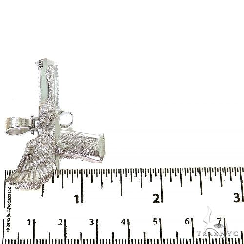 .925 Silver Desert Eagle Gun Pendant Small, photo 6 of 7