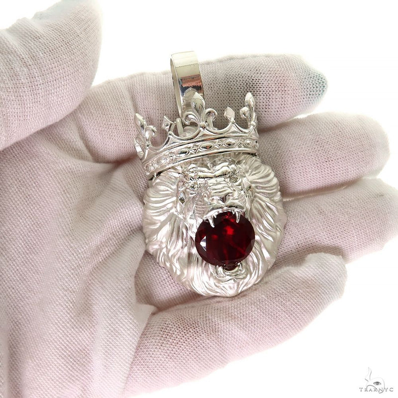 .925 Silver Lion Pendant, photo 5 of 7