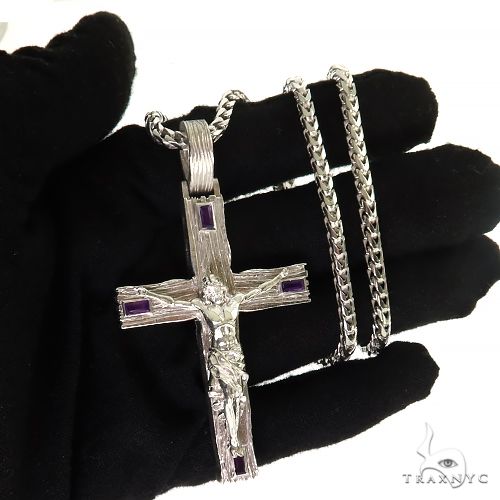 .925 Silver Midnight Redemption Cross Pendant Set, photo 7 of 8
