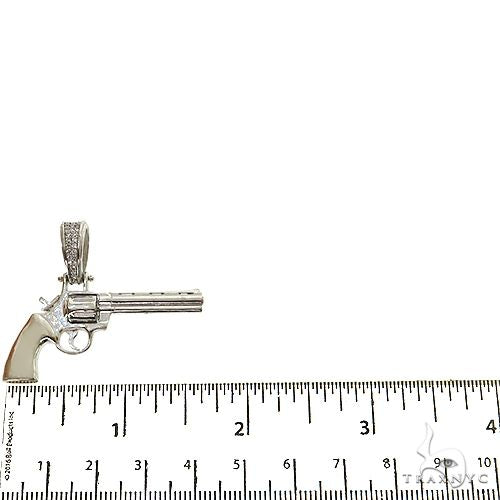 .925 Silver Revolver Pendant, photo 4 of 6