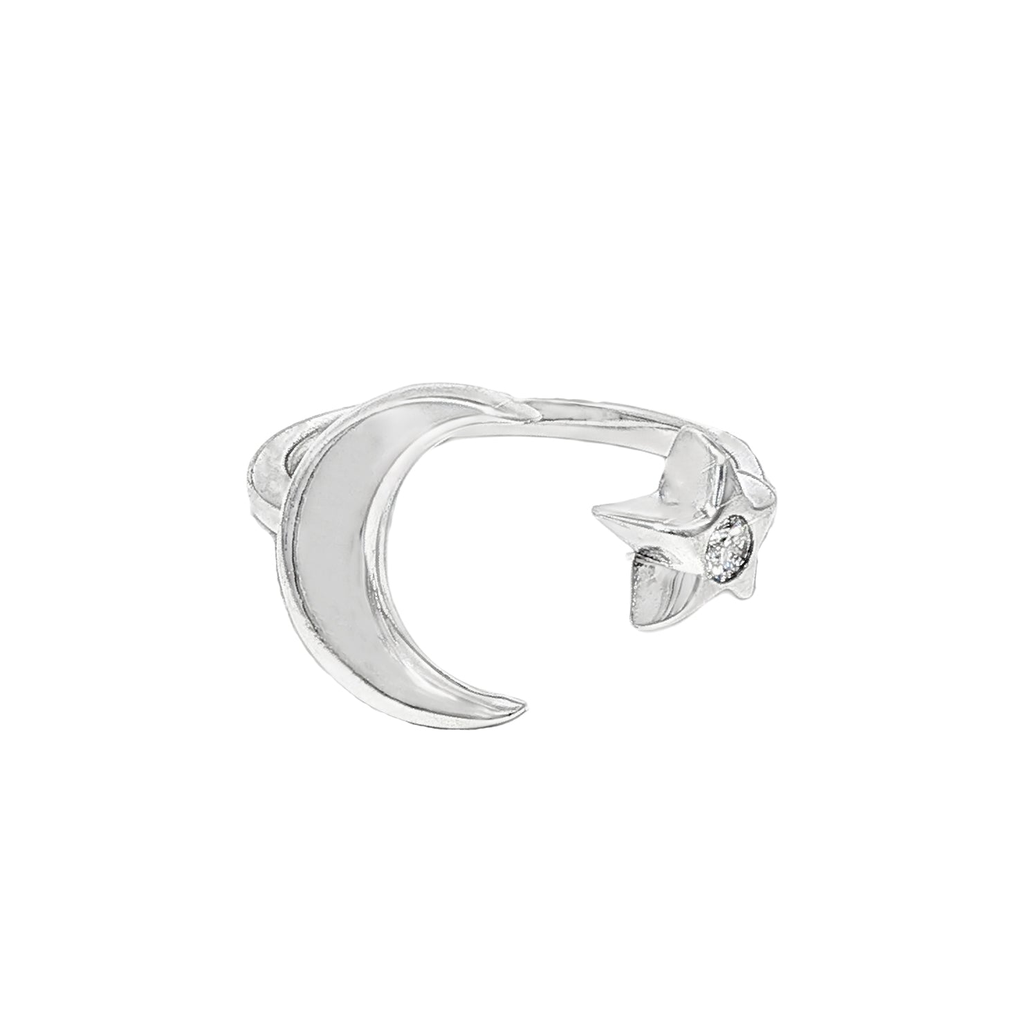 Luna Silver Ring 71086 | TraxNYC