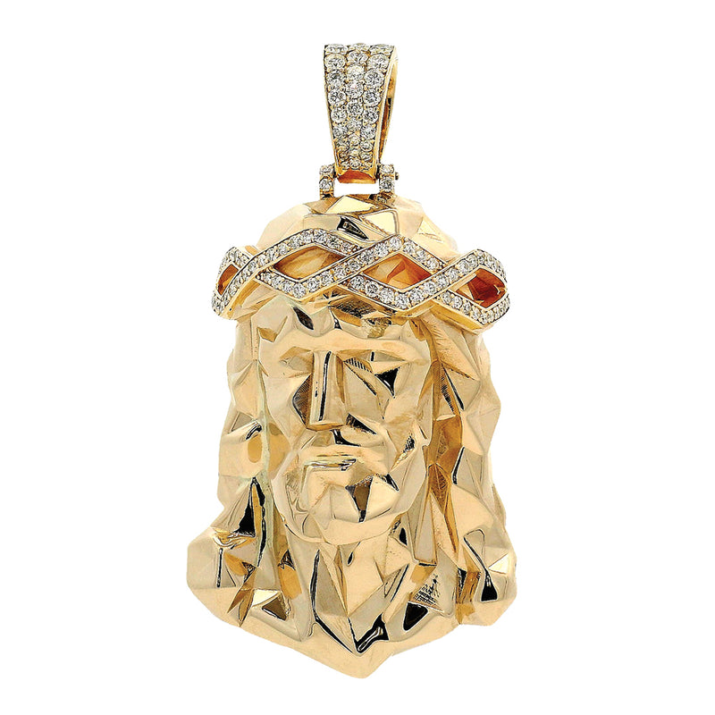 Gold Stealth Jesus Pendant