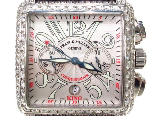 Franck Muller King Cortez Chronograph Diamond Watch 27909 buy