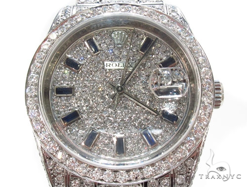 Iced out clearance datejust 2