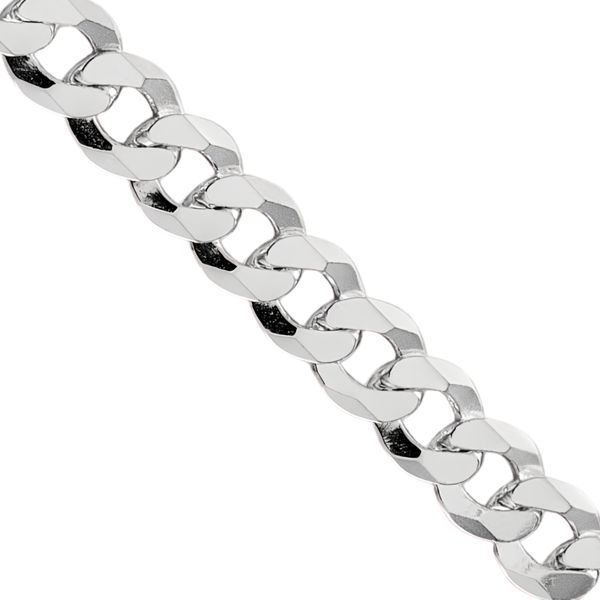 silver curb bracelet