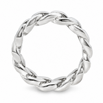 .925 Silver 6mm Miami Cuban Link Ring 67413