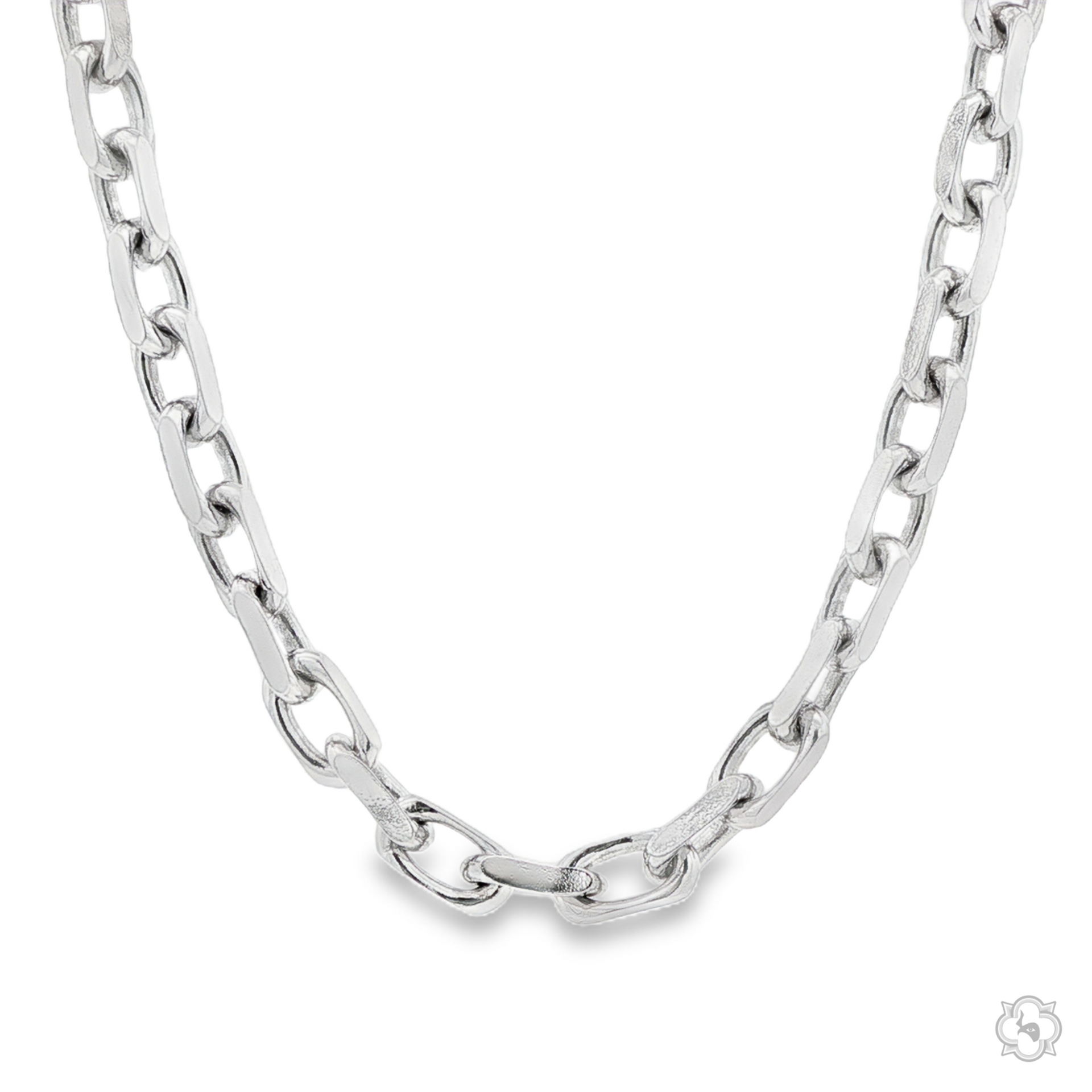 THEFT セフト ANCHOR CHAIN SILVER NECKLACE 925 Silver Anchor Chain 5.2mm 71264 | TraxNYC
