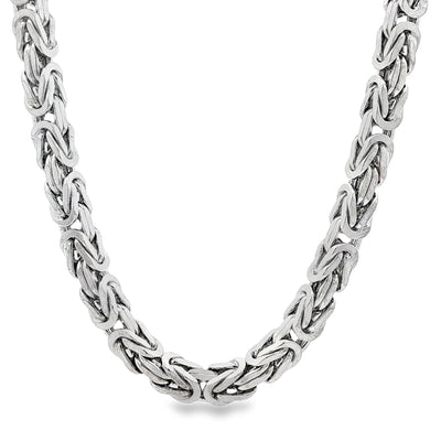 .925 Silver Byzantine Link Chain 6.2mm 71306